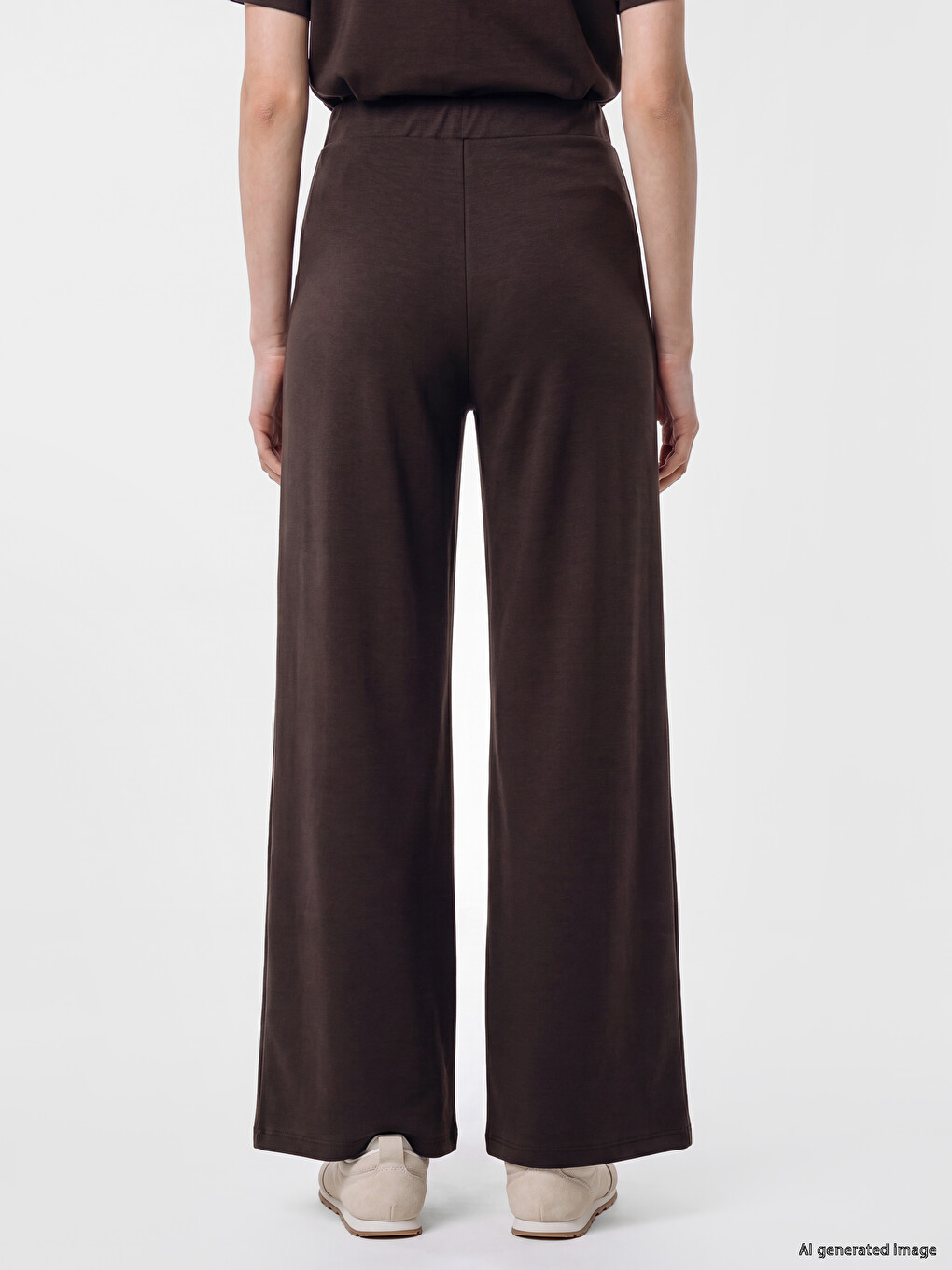 Rhinestone Embellished Wide Leg Women's Sweatpants-3