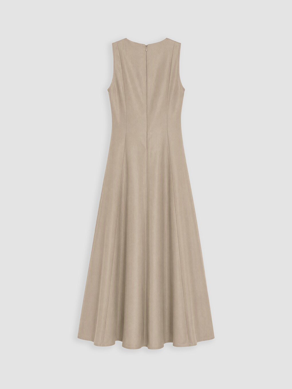A-line Suede Look Dress-2