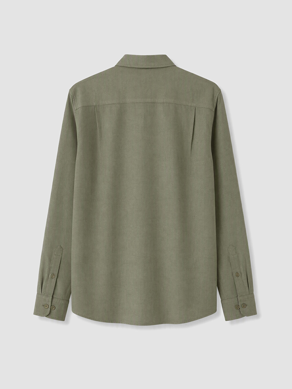 Regular Fit Linen-look Men's Shirt-2