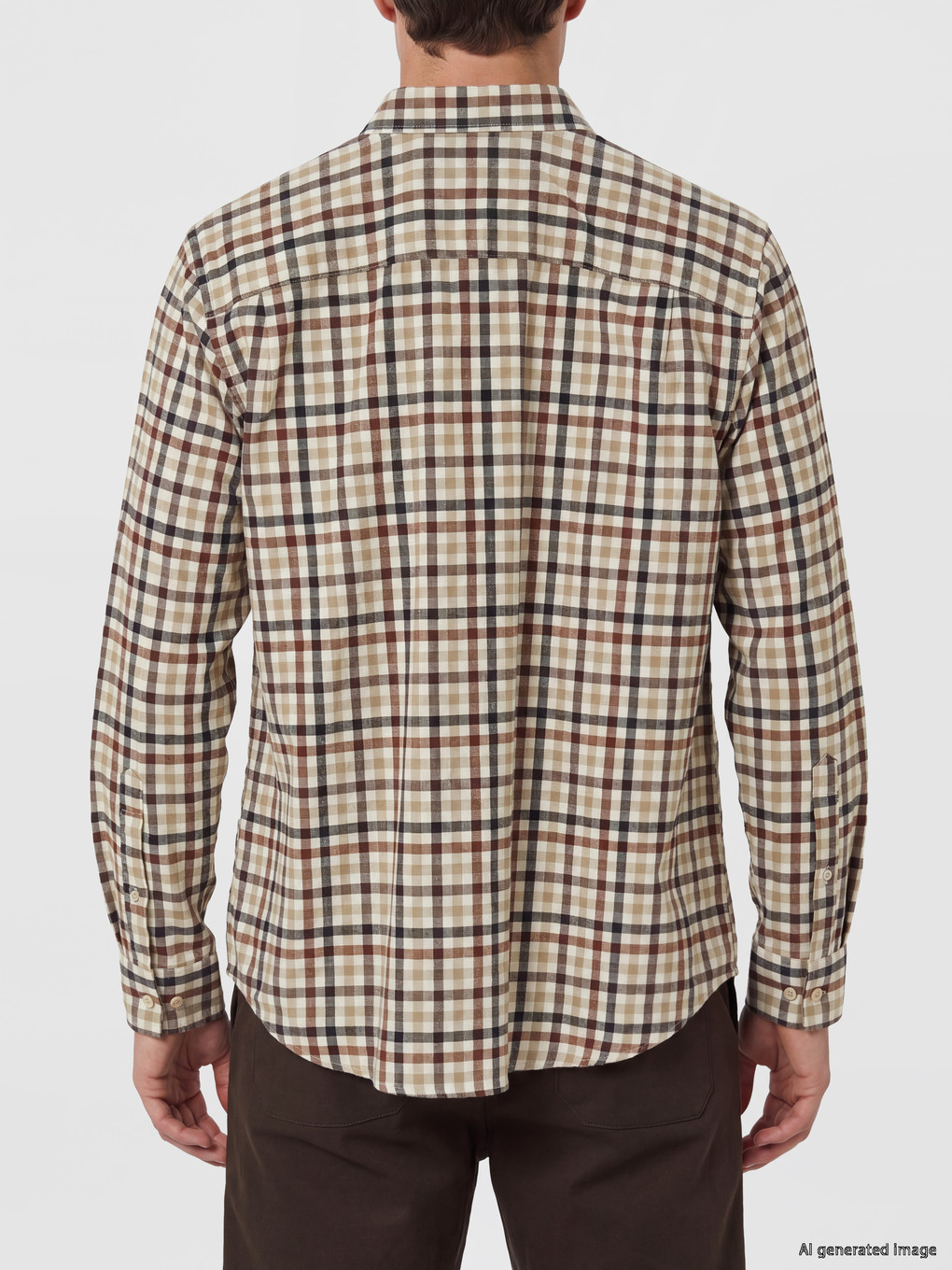 Man Brown Shirt-3