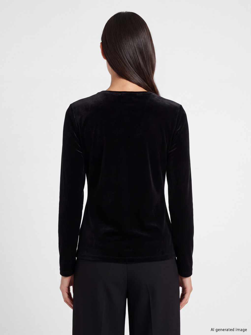 V Neck Lace Detailed Blouse-3