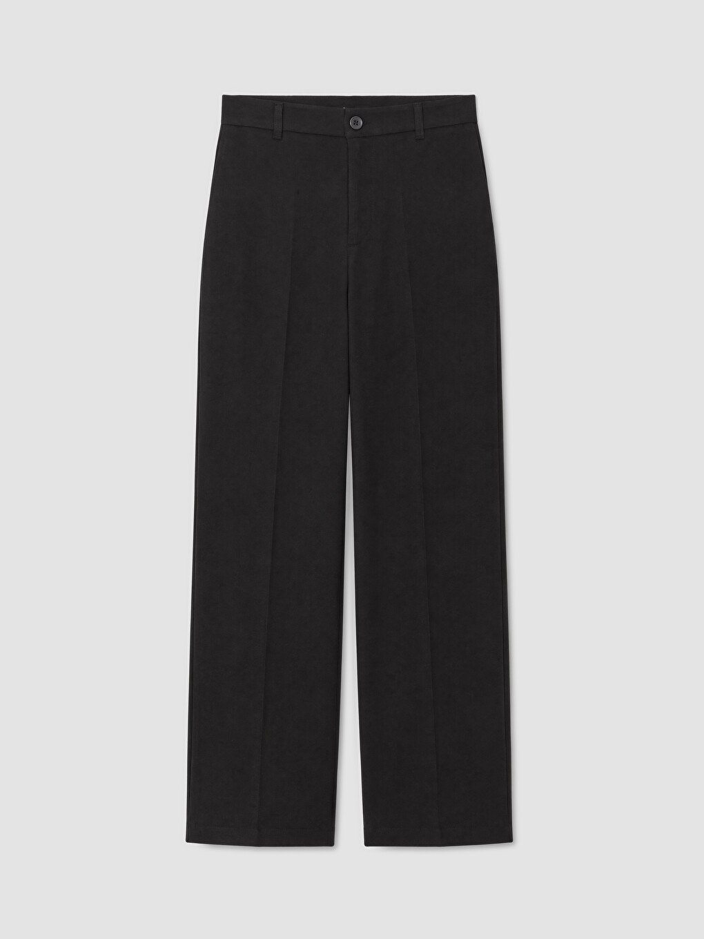 Siyah Yüksek Bel Regular Fit Kadın Pantolon-4