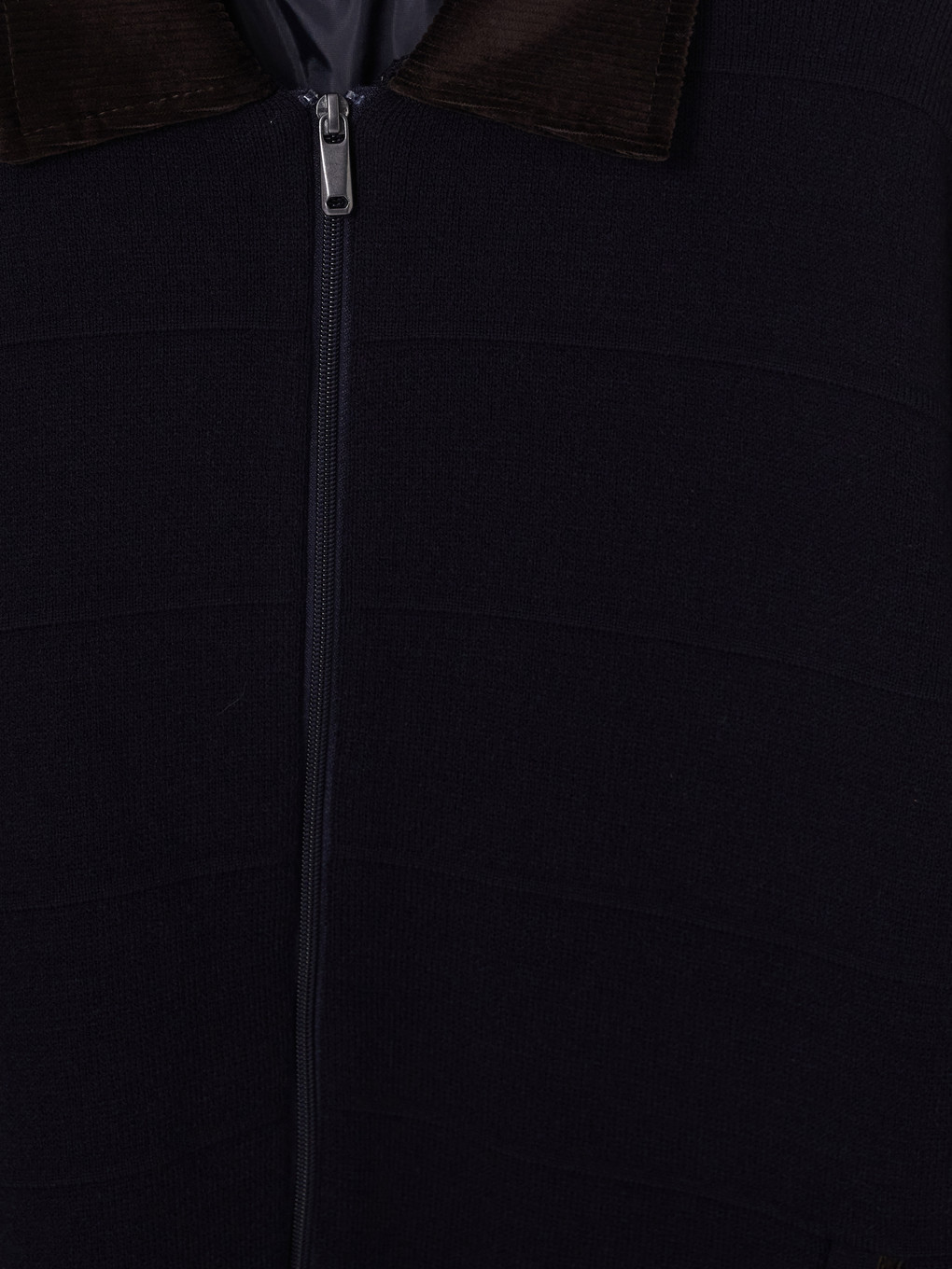 Lacivert Regular Fit Erkek Triko Hırka-6