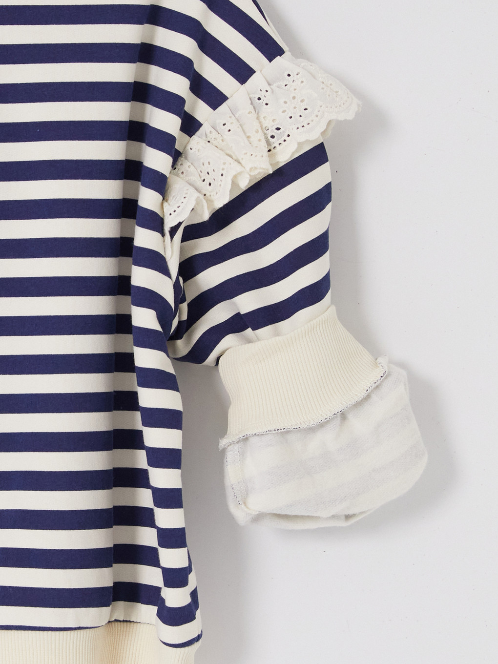 Ruffled Girls' Thick Sweatshirt-2