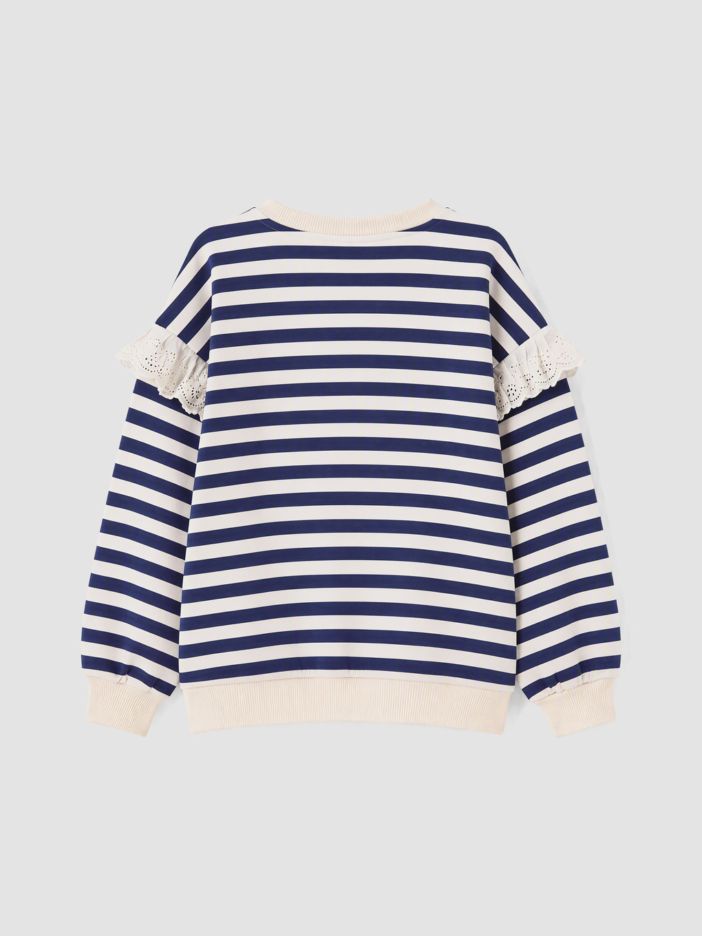Ruffled Girls' Thick Sweatshirt-3