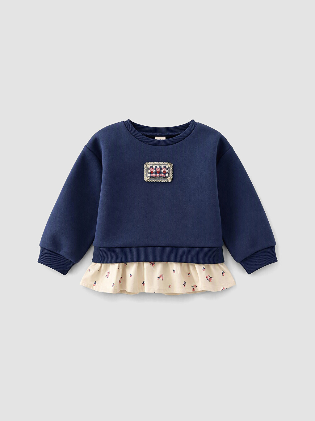 Girl Navy Sweatshirt
