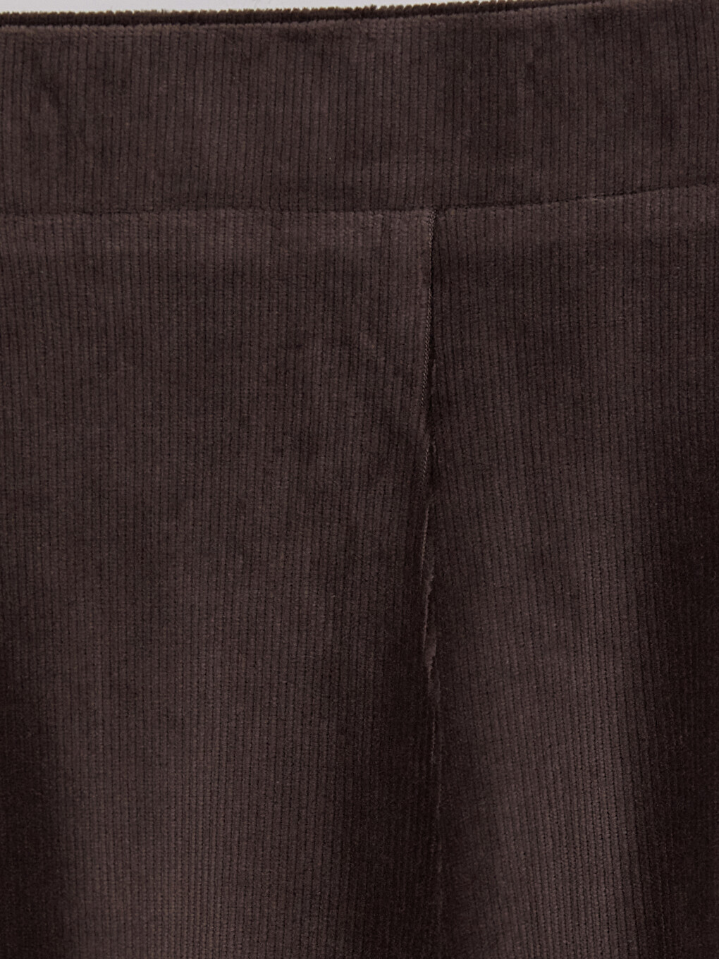 Elastic Waist Women's Velvet Trousers-5