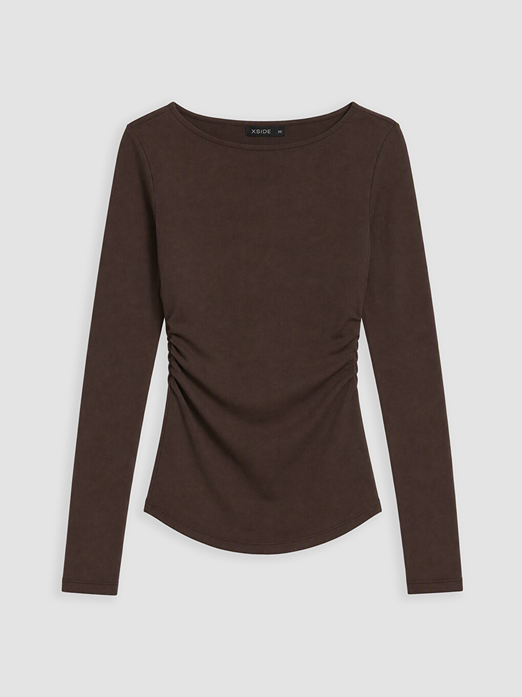Woman Brown Blouse