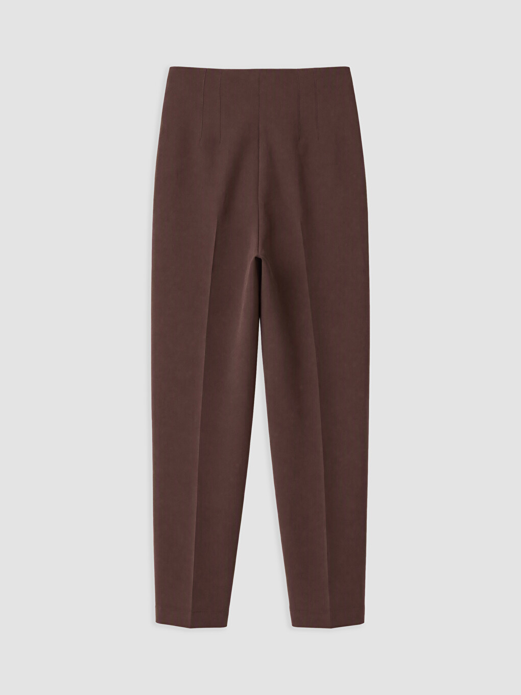 Kahverengi Dar Fit Kadın Pantolon-1