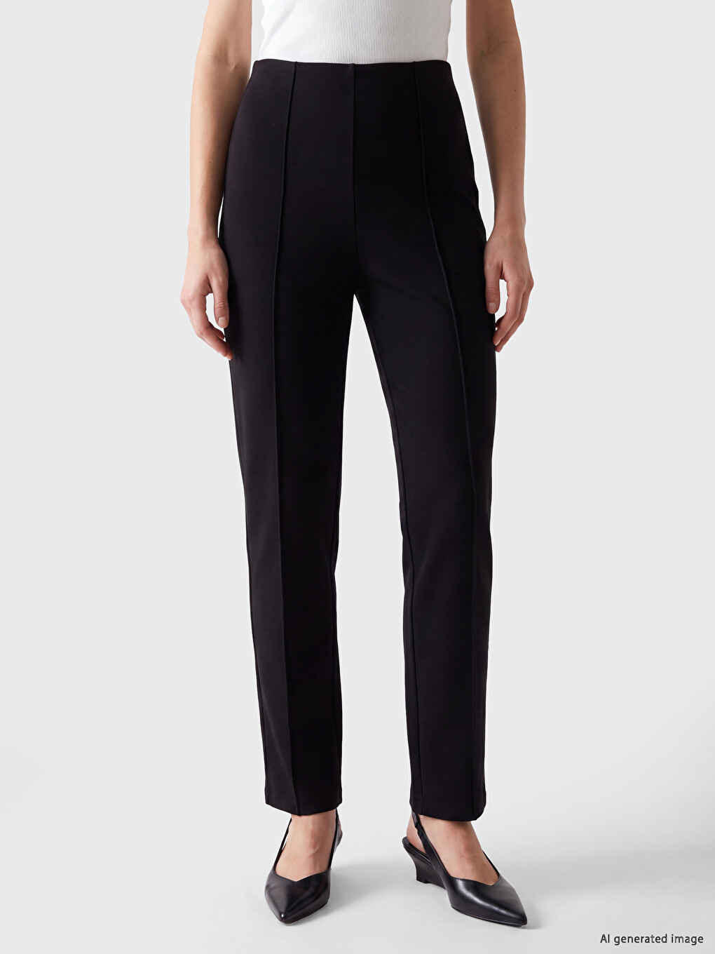 Woman Black Trousers-1