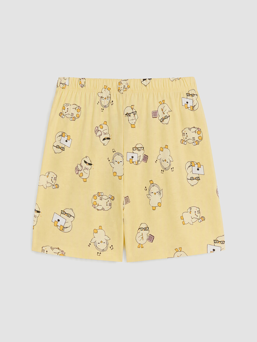 Woman Yellow Shortie Pyjama Set-6