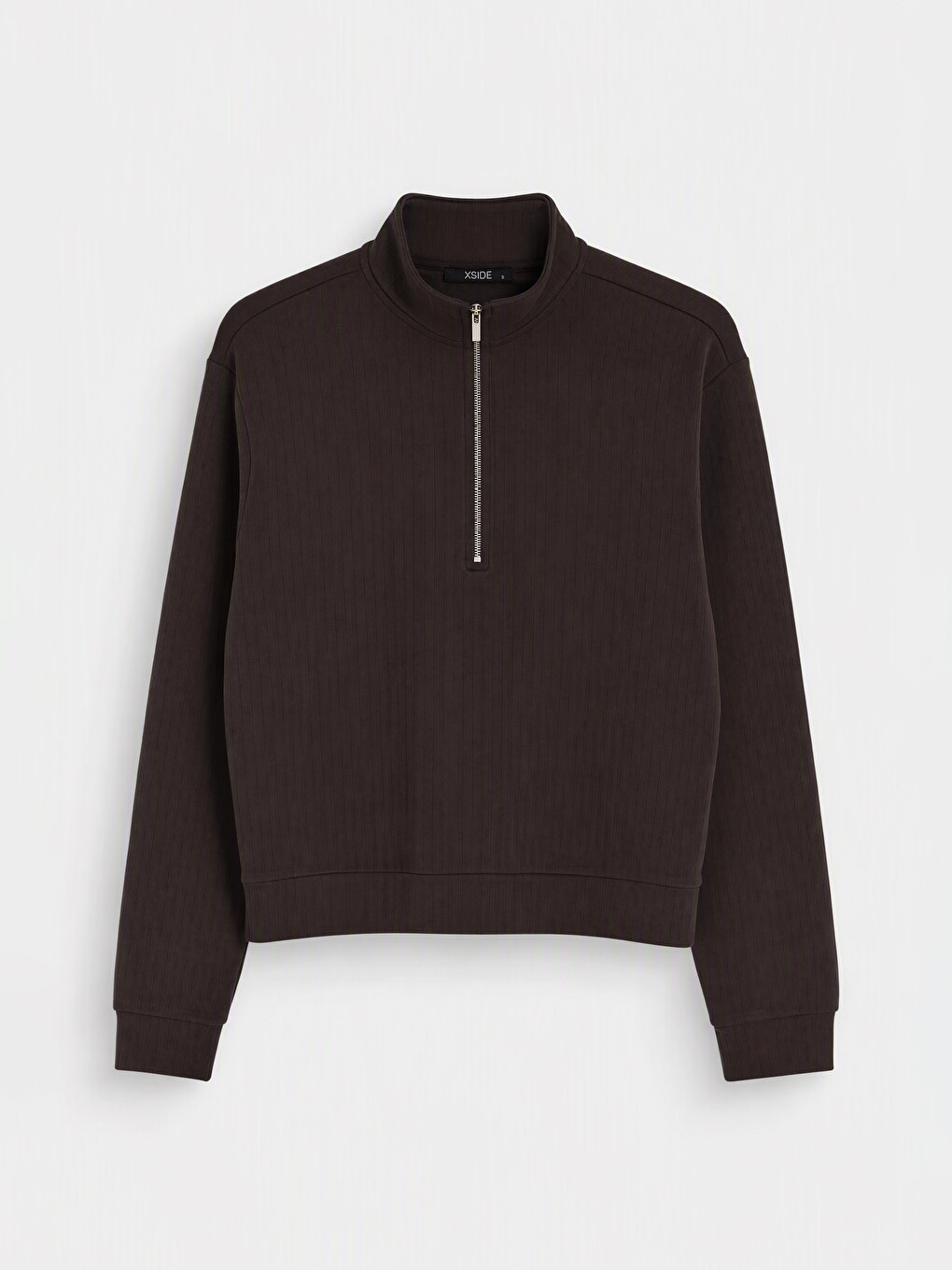 Woman Brown Sweatshirt
