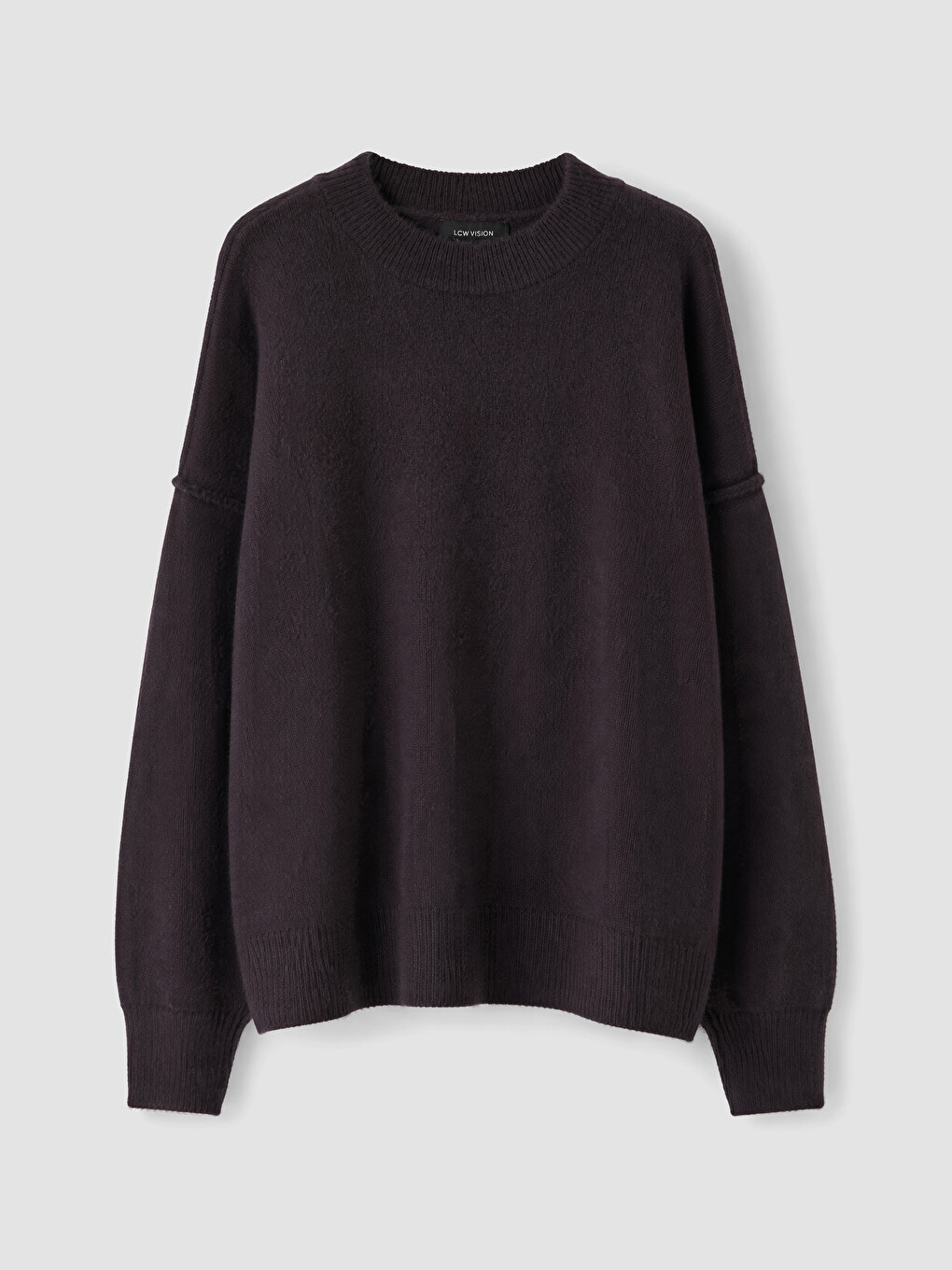 Crew Neck Oversize Women's Knitwear Sweater