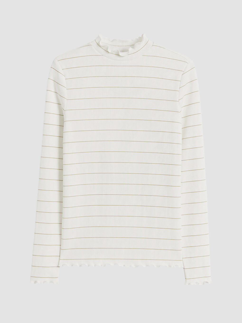 Mock Neck Striped Women's Body