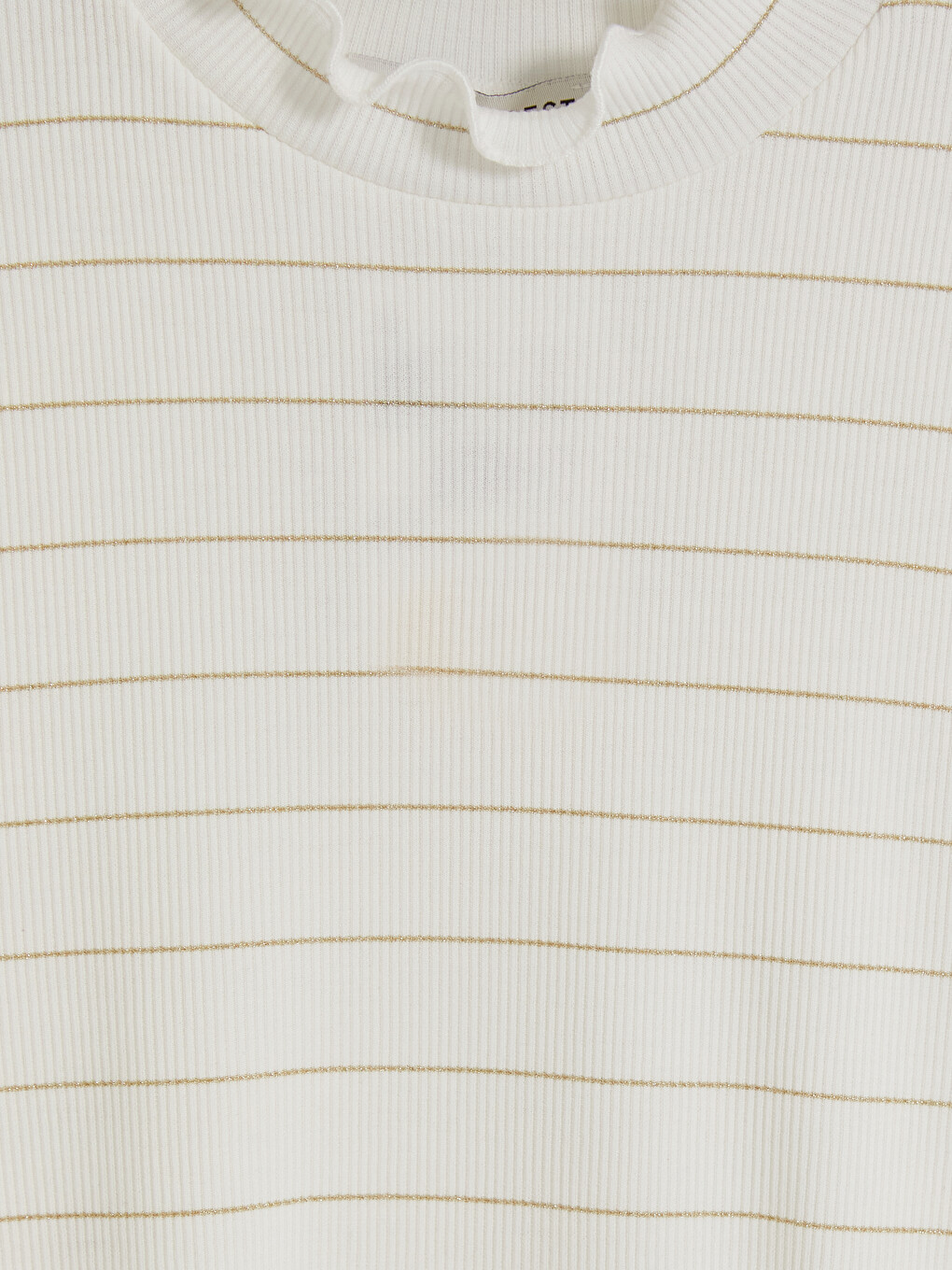 Mock Neck Striped Women's Body-1