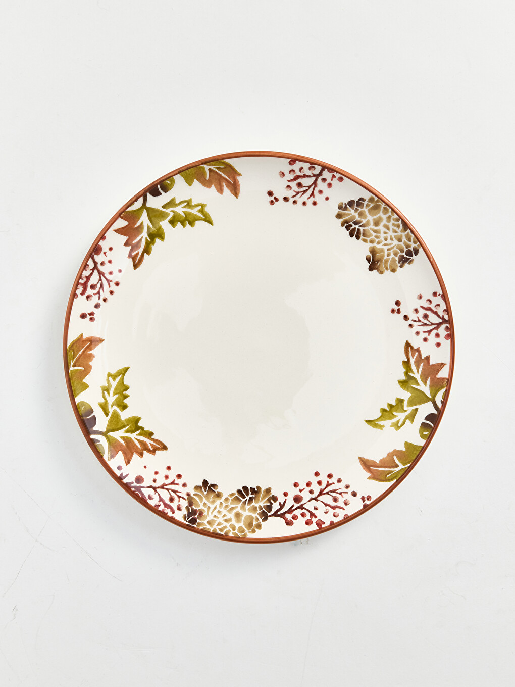 Karışık Baskılı Porselen Servis Tabağı 26 Cm-1