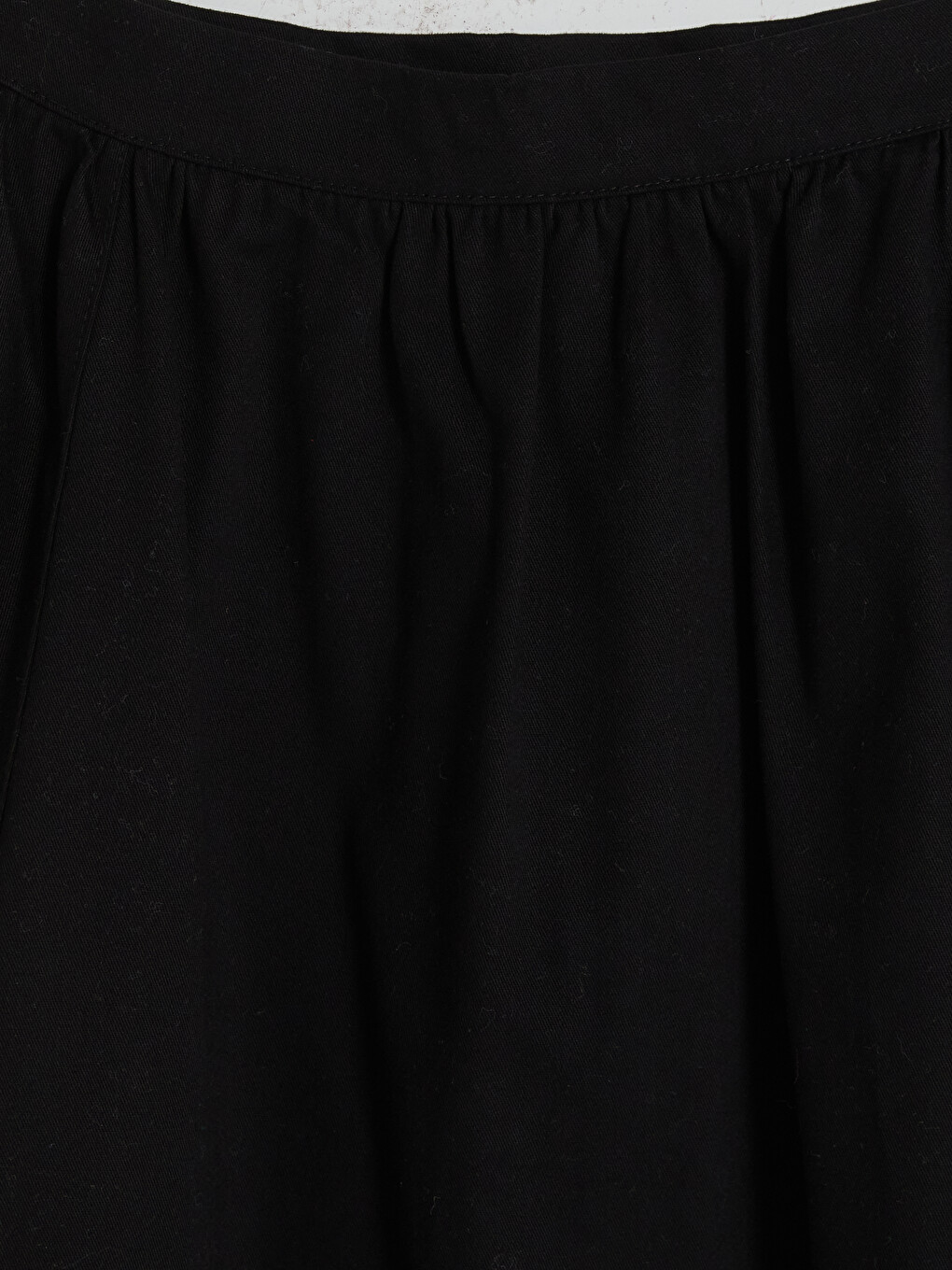 Elastic Waist Flared Skirt-2