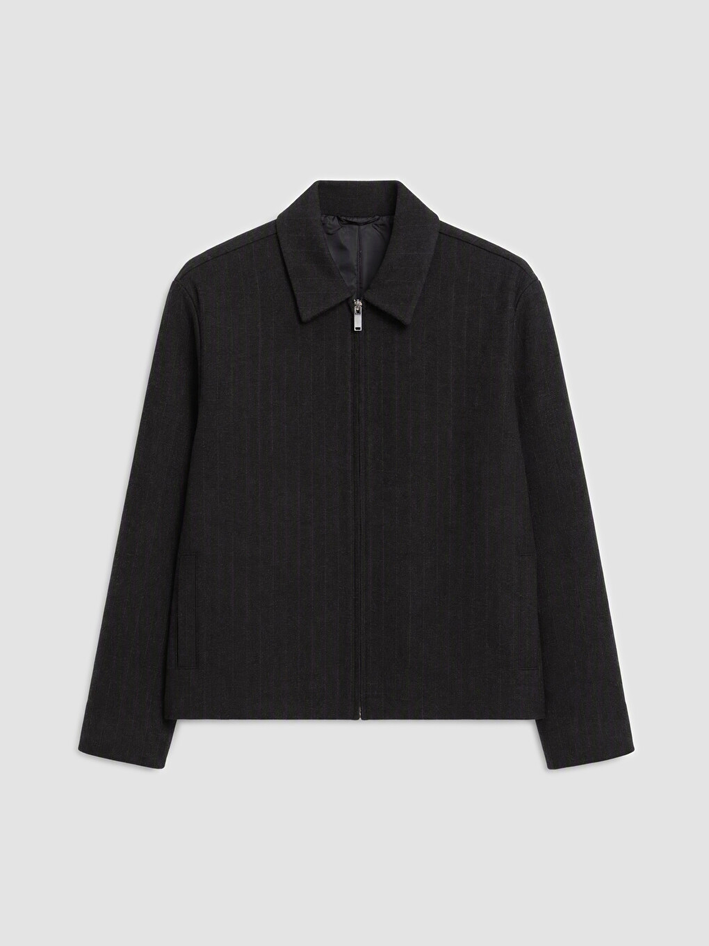 Antrasit Regular Fit Gabardin Erkek Ceket