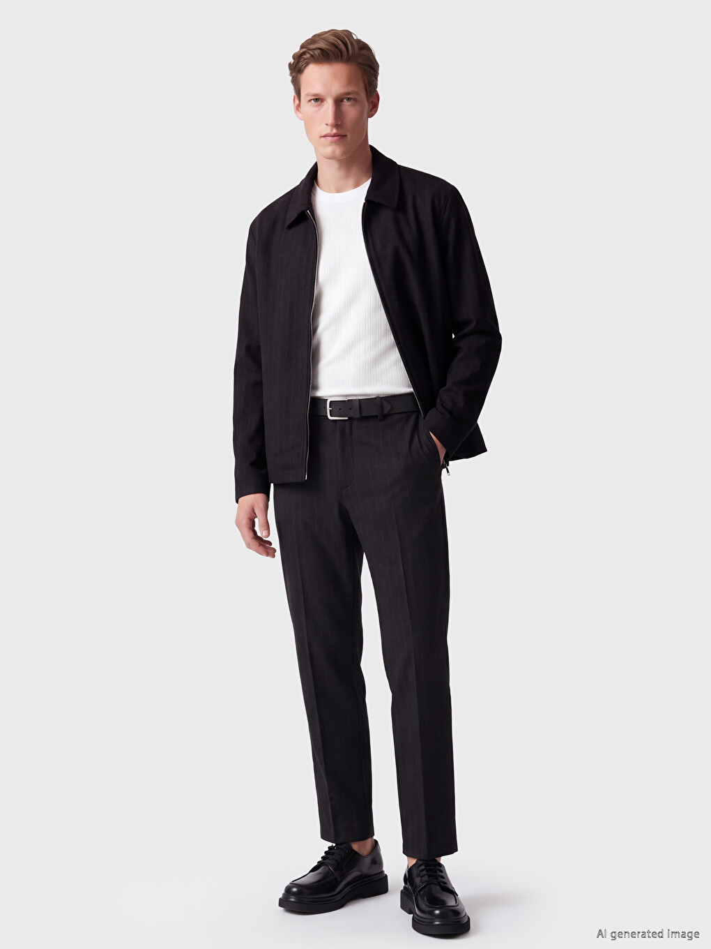 Regular Fit Gabardine Men's Jacket-1