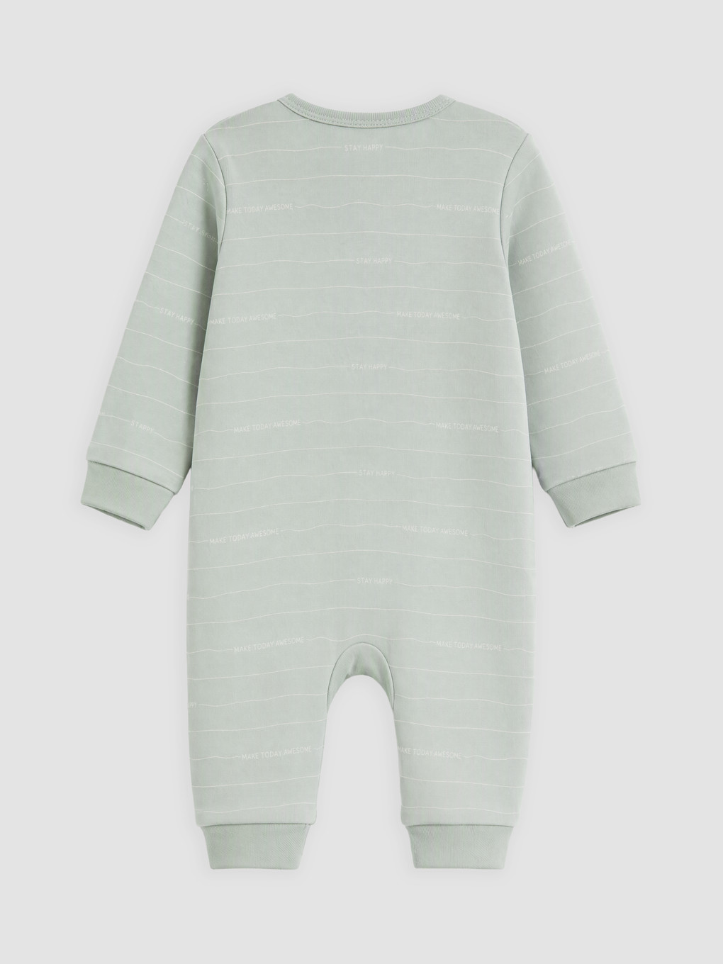 Yeşil Bisiklet Yaka Erkek Bebek Tulum-1