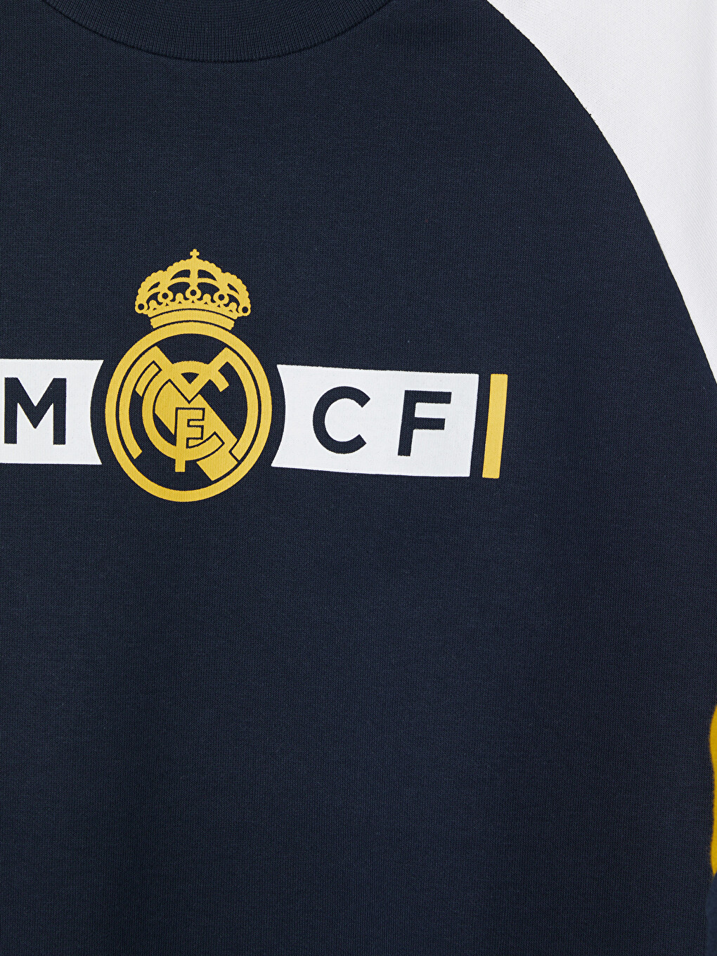 Lacivert Real Madrid Baskılı Erkek Sweatshirt-2