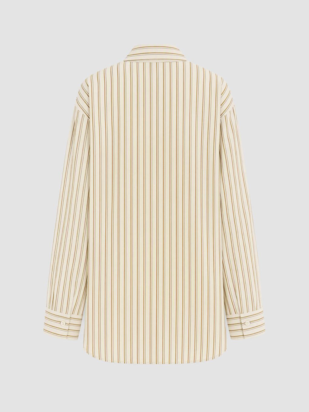 Striped Poplin Women's Shirt Tunic-2