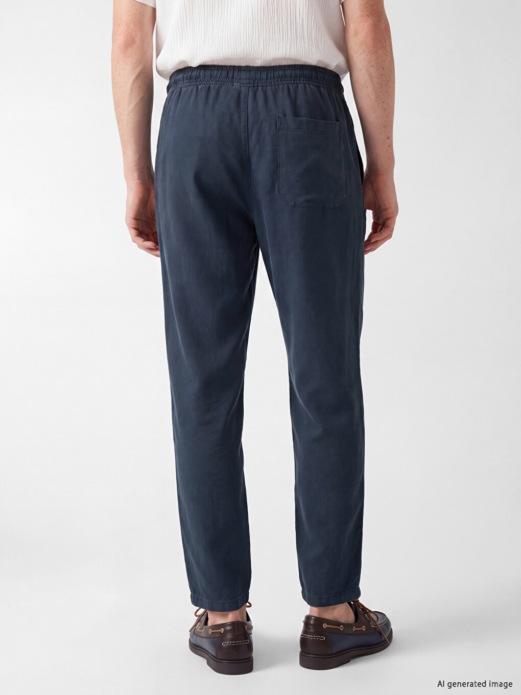 Lacivert Regular Fit Erkek Pantolon-3