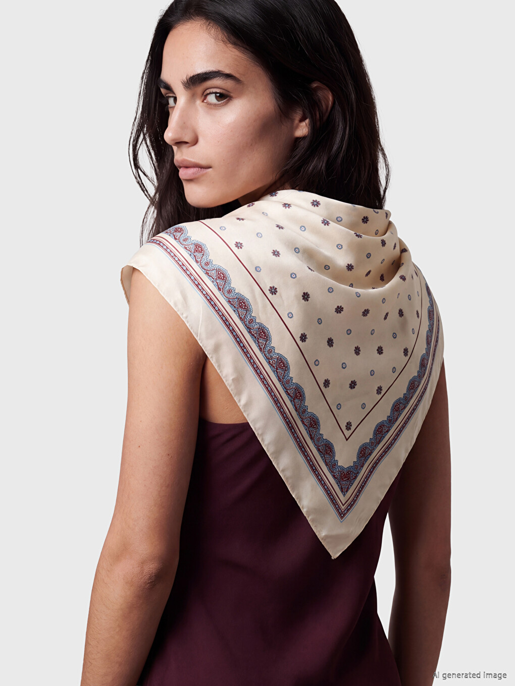 Patterned Women's Foulard 2 Pack
