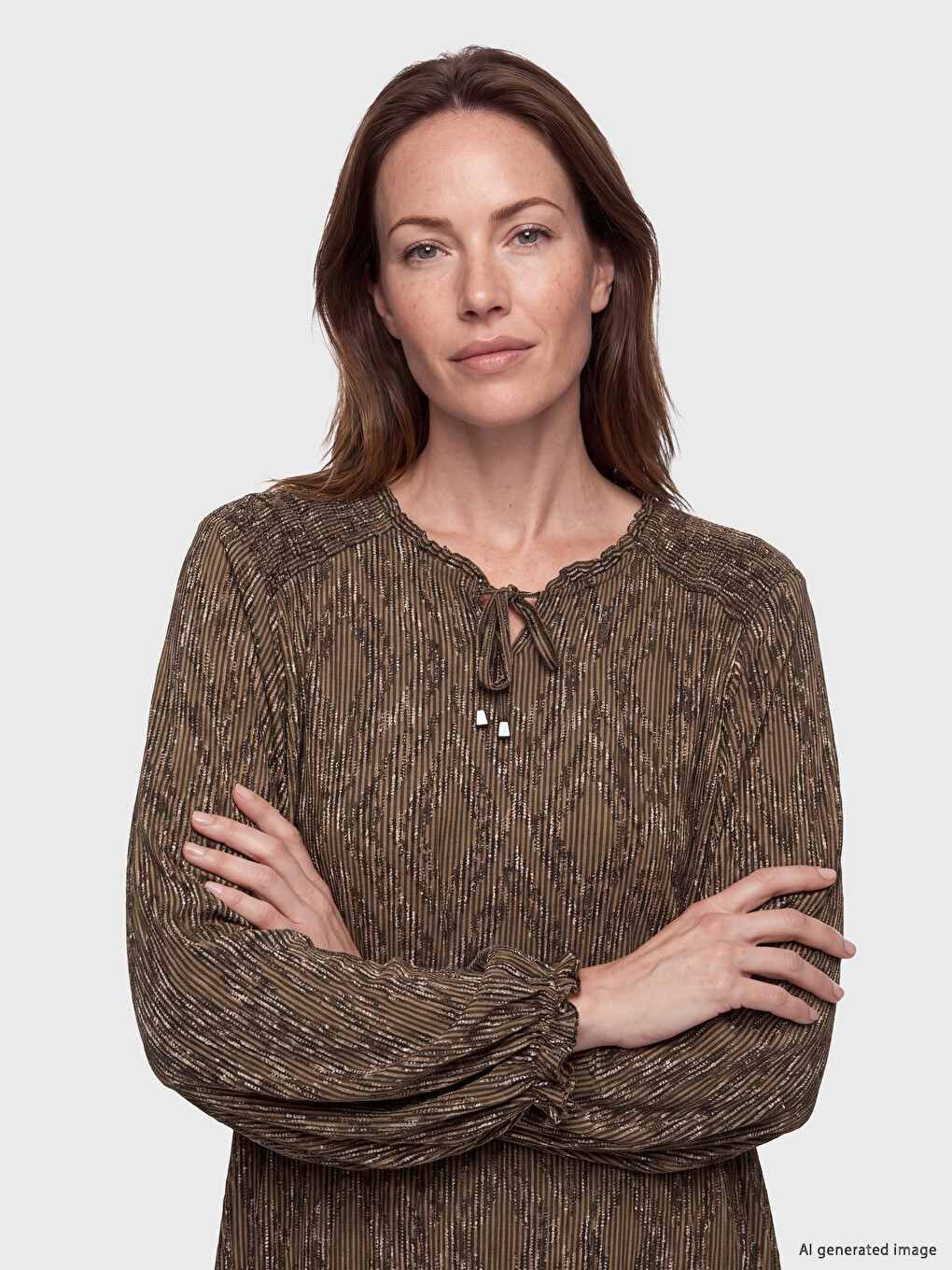 Woman Khaki Dress-1