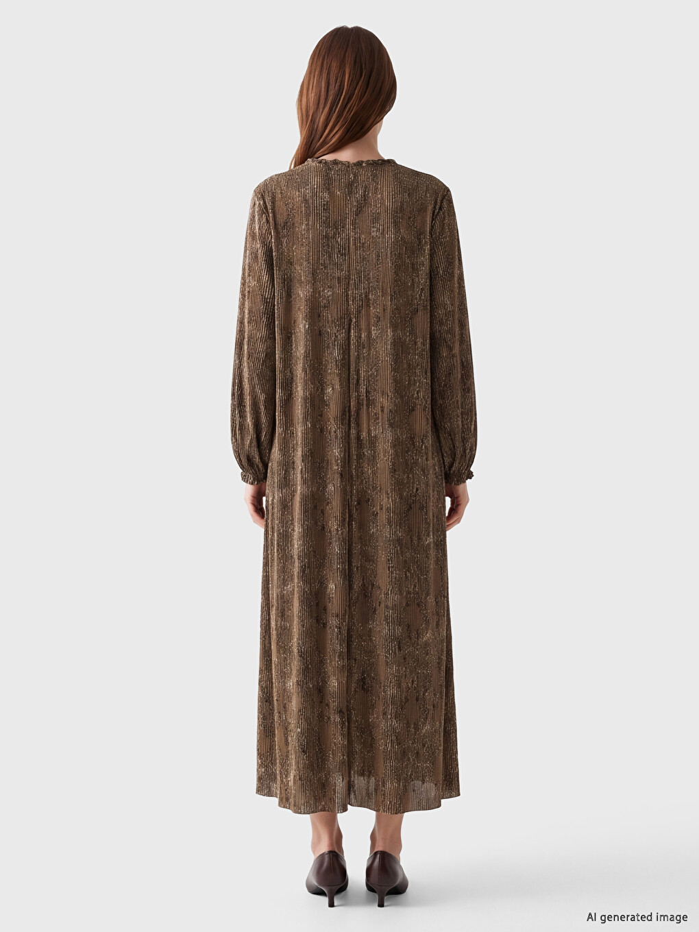 Woman Khaki Dress-3