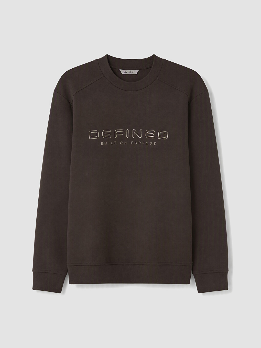 Crew Neck Printed Men's Sweatshirt