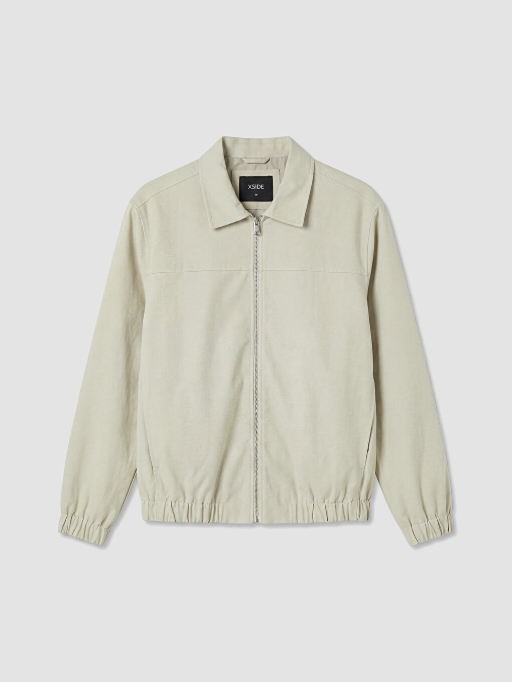 Bej Relax Fit Gabardin Erkek Ceket