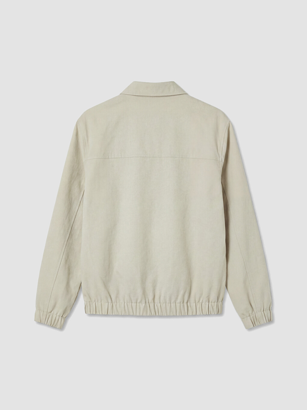 Bej Relax Fit Gabardin Erkek Ceket-4