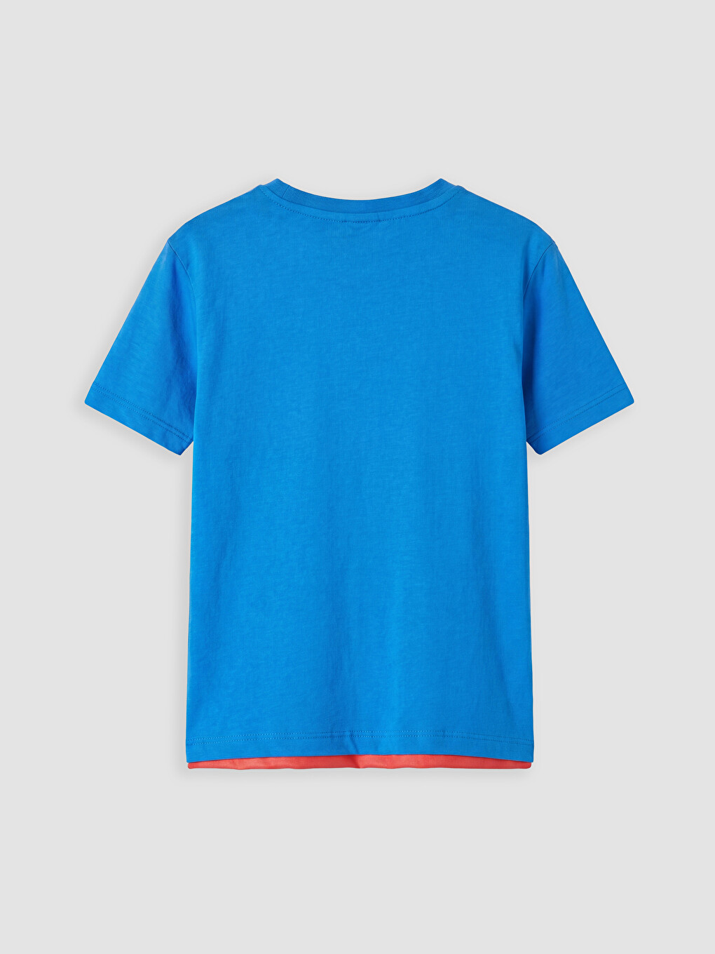 Mavi Superman Baskılı Erkek Çocuk Şortlu Pijama Takımı-3