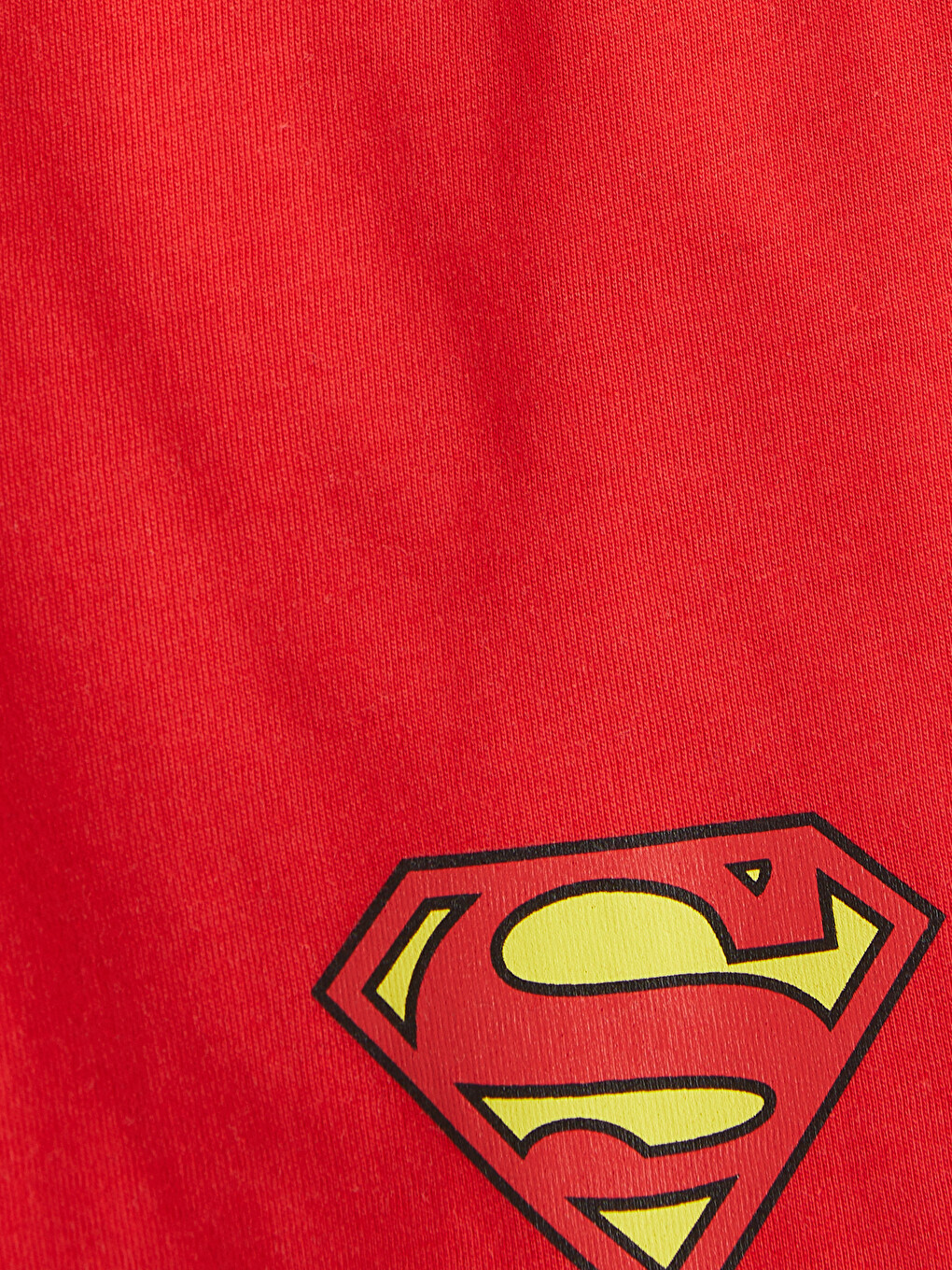 Mavi Superman Baskılı Erkek Çocuk Şortlu Pijama Takımı-5