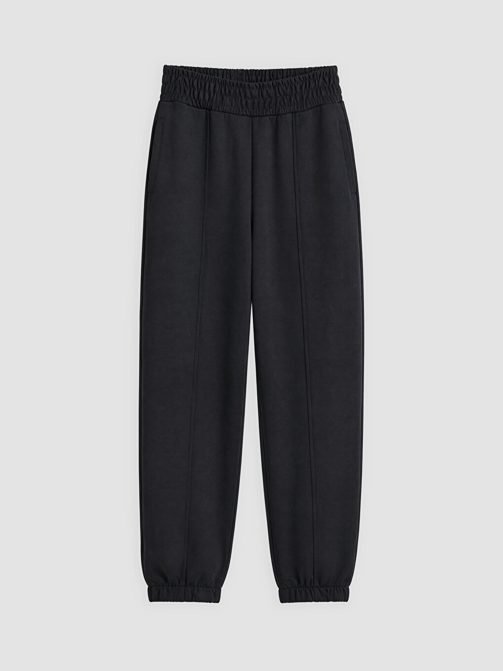 Siyah Soft Touch Kadın Jogger Eşofman Altı