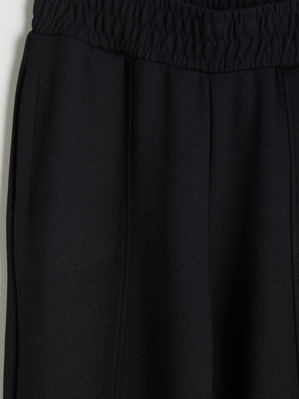 Siyah Soft Touch Kadın Jogger Eşofman Altı-2