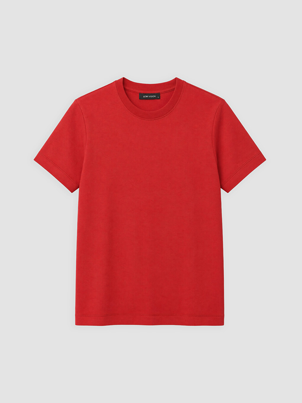 Woman Red T-shirt-4