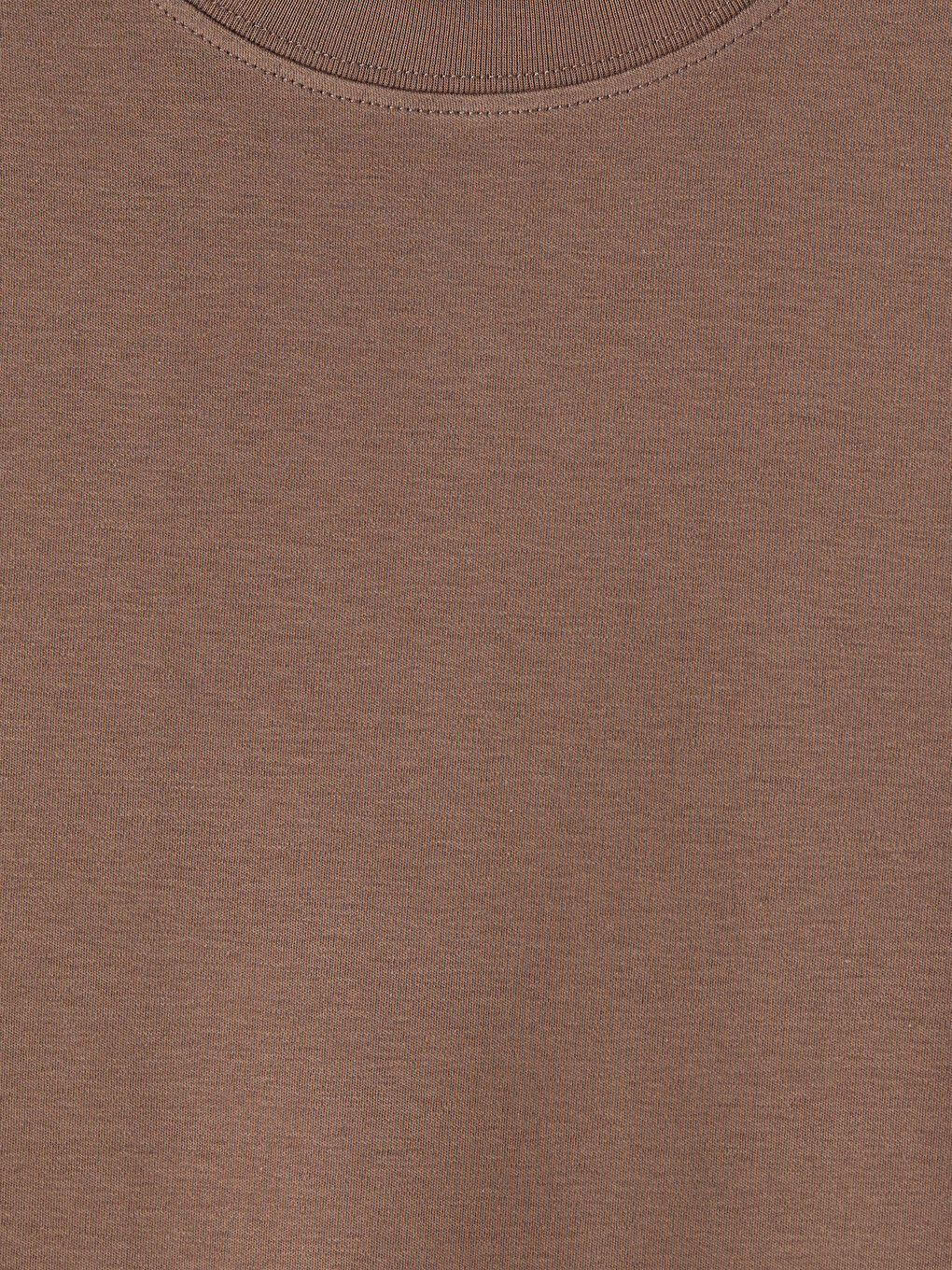 Femër Ngjyre Kafe T-shirt-1