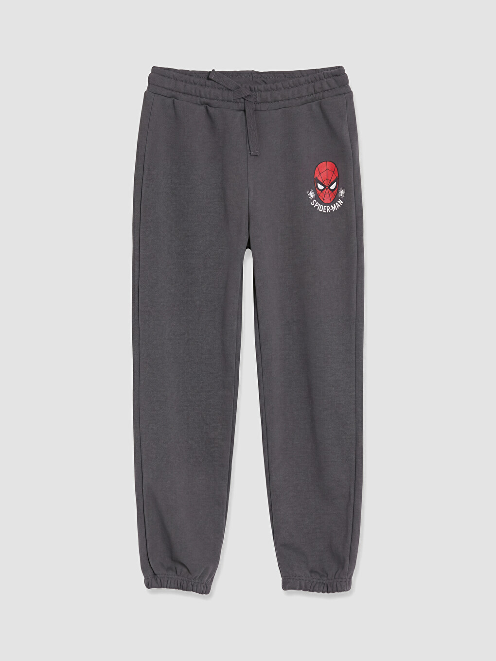 Gri Spider-man Baskılı Erkek Çocuk Jogger Eşofman Altı-1