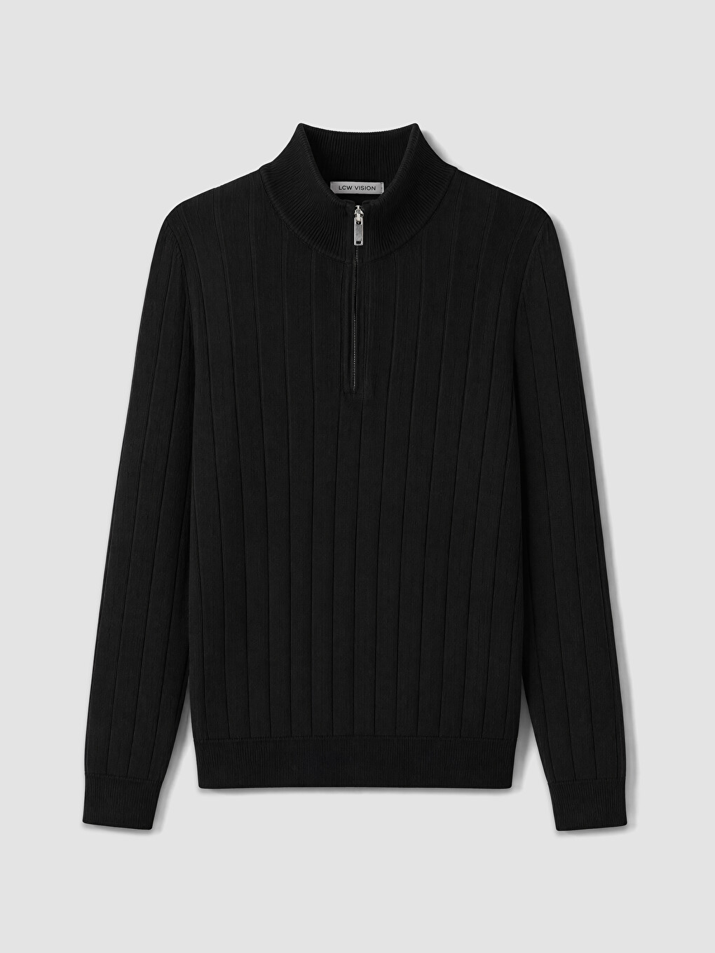 Mock Neck Men's Knitwear Sweater-4