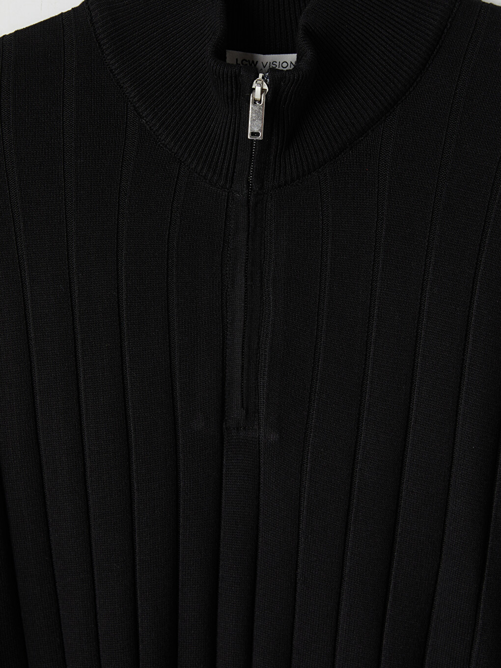 Mock Neck Men's Knitwear Sweater-6