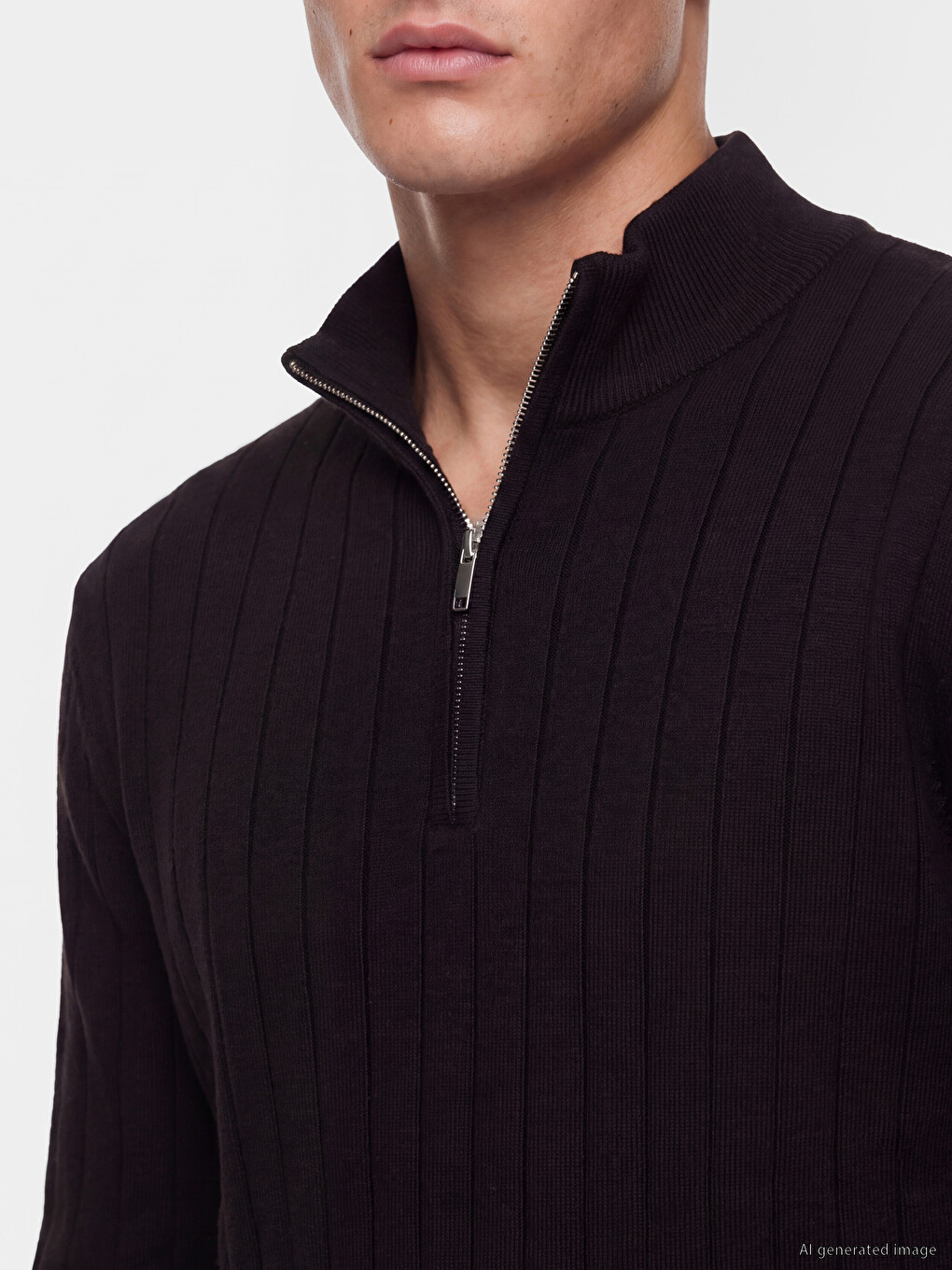 Man Plum Sweater-2
