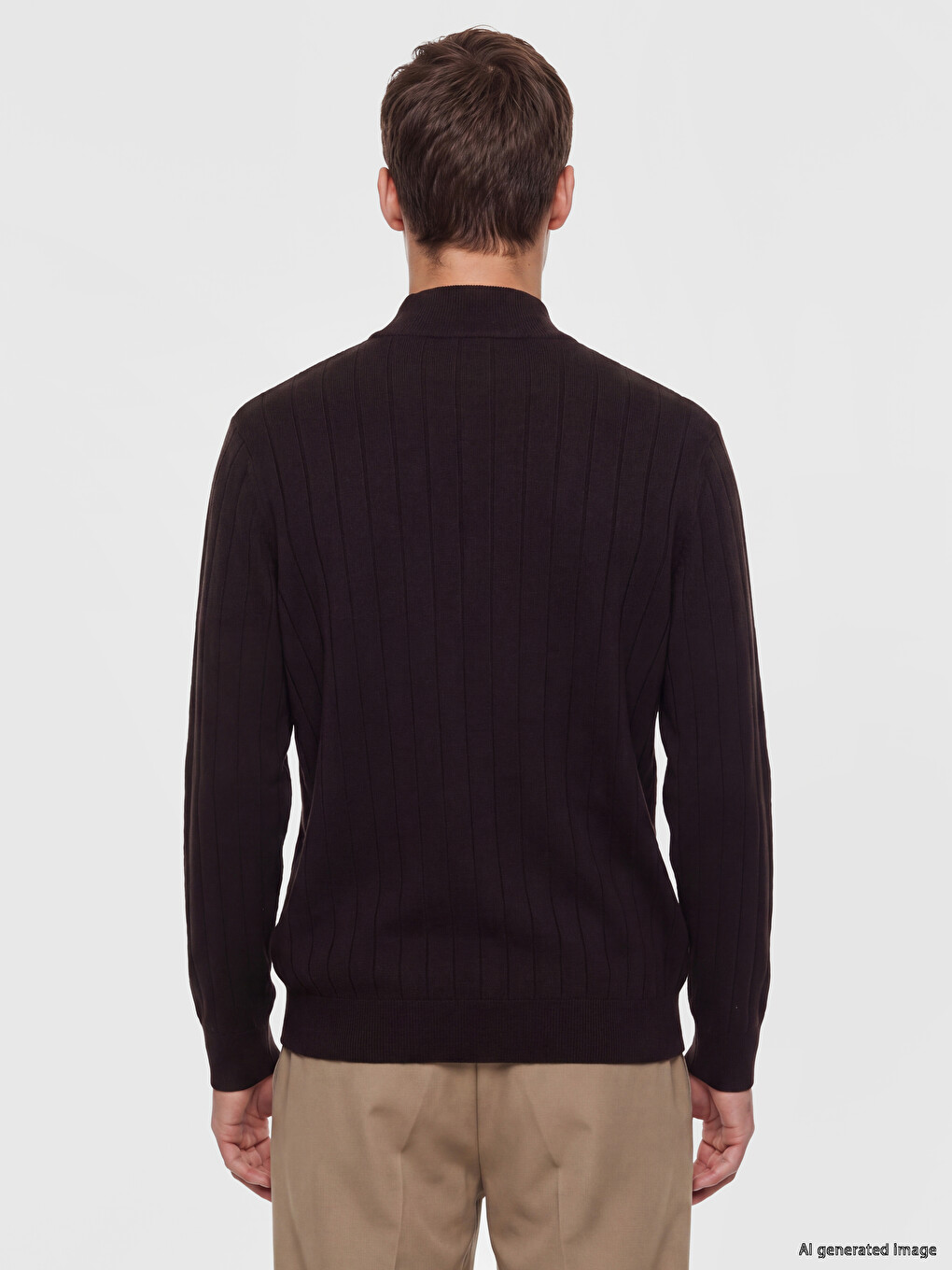 Man Plum Sweater-3