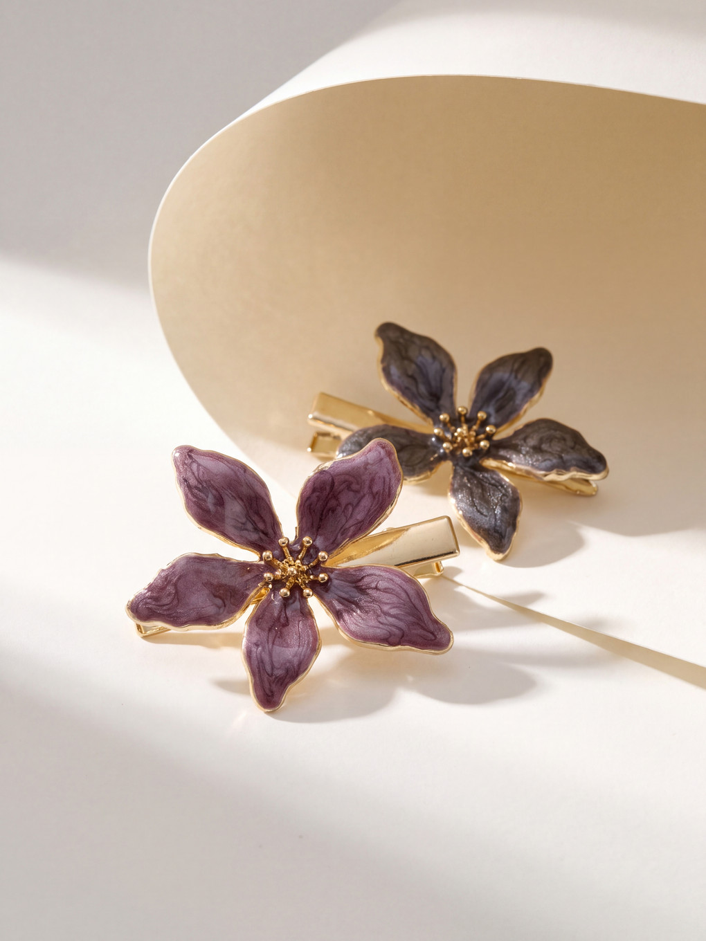  Floral Women's Claw Clip Set 2 Pack