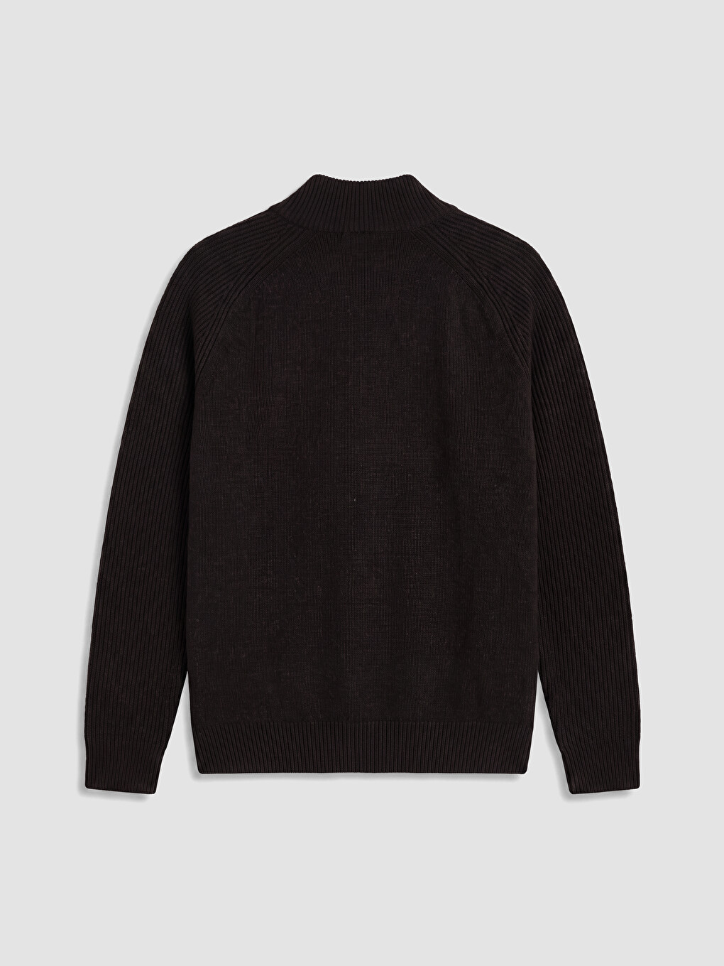 Regular Fit Stand Collar Men's Knitwear Cardigan-5