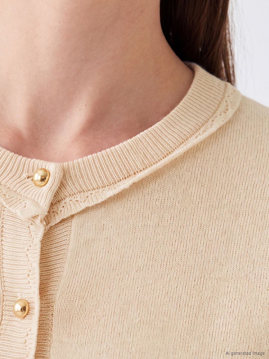 Woman Ecru Cardigan-2