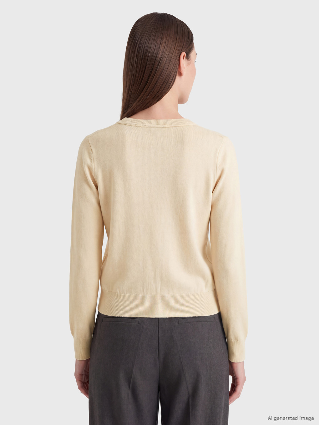 Woman Ecru Cardigan-3
