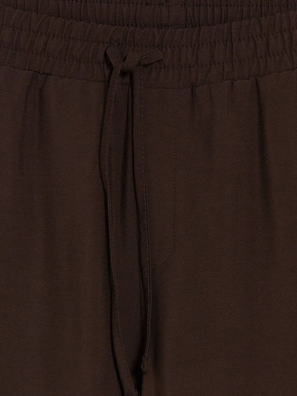 Elastic Waist Wide Leg Women's Trousers-6