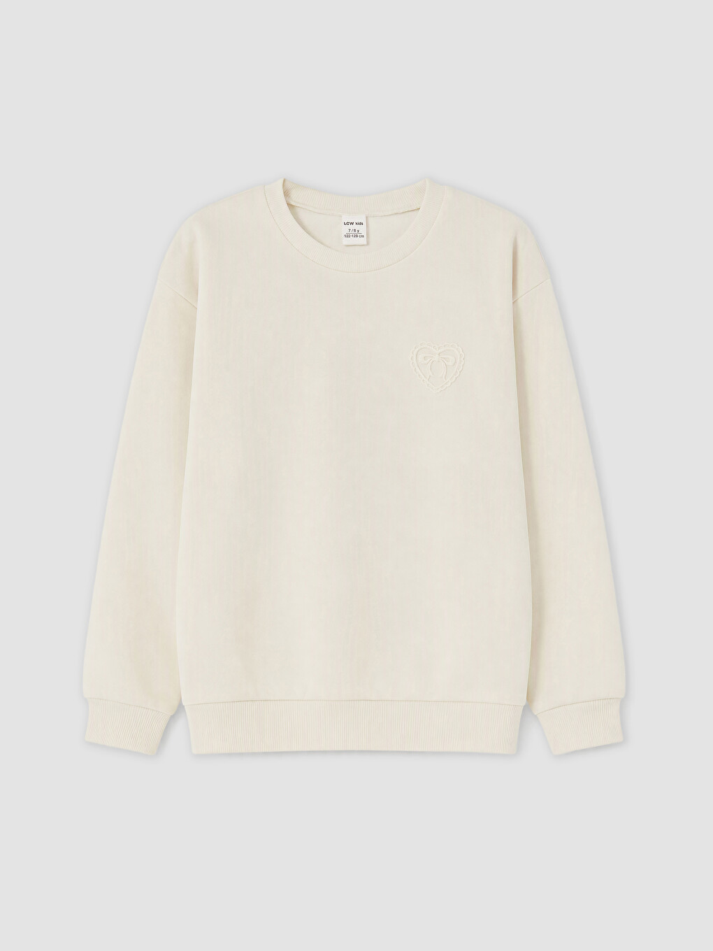 Girl Beige Sweatshirt